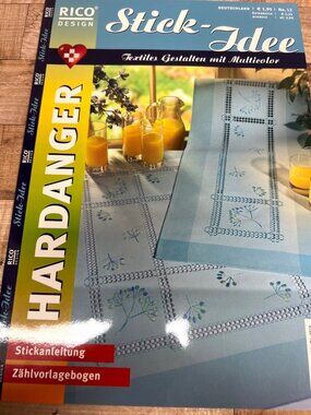Rico Design Stick-Idee Hardanger Embroidery Pattern Booklet No. 12